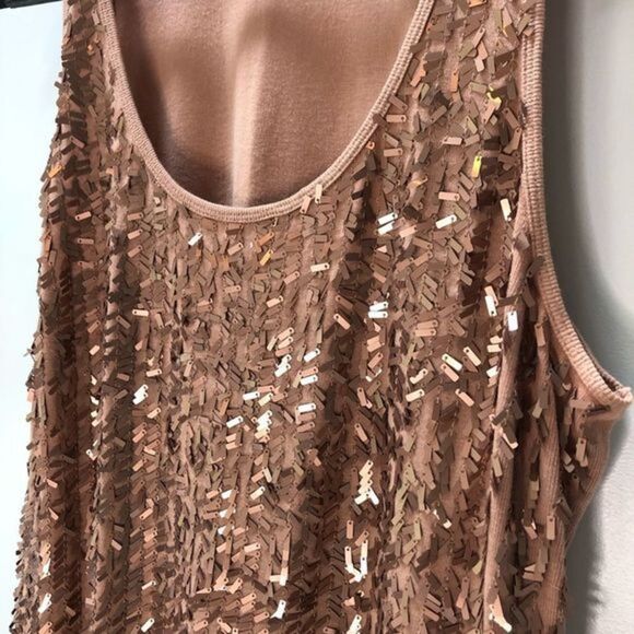 Apt 9 shimmering tank top woman’s size L - Picture 6 of 6